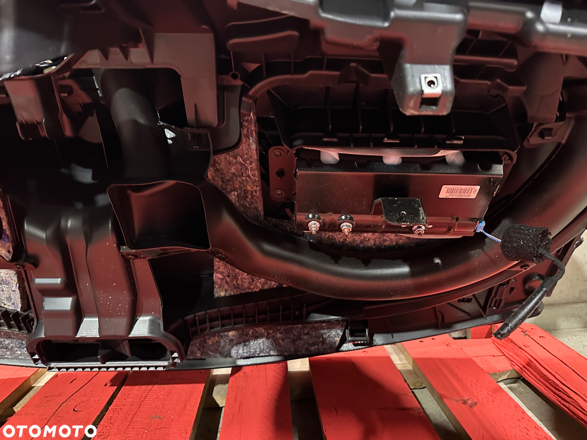 DESKA ROZDZIELCZA konsola kokpit pulpit poduszki airbag pasy KOMPLET ORYGINALNY Mercedes Citan Kpl bez pasa kierowcy - 7