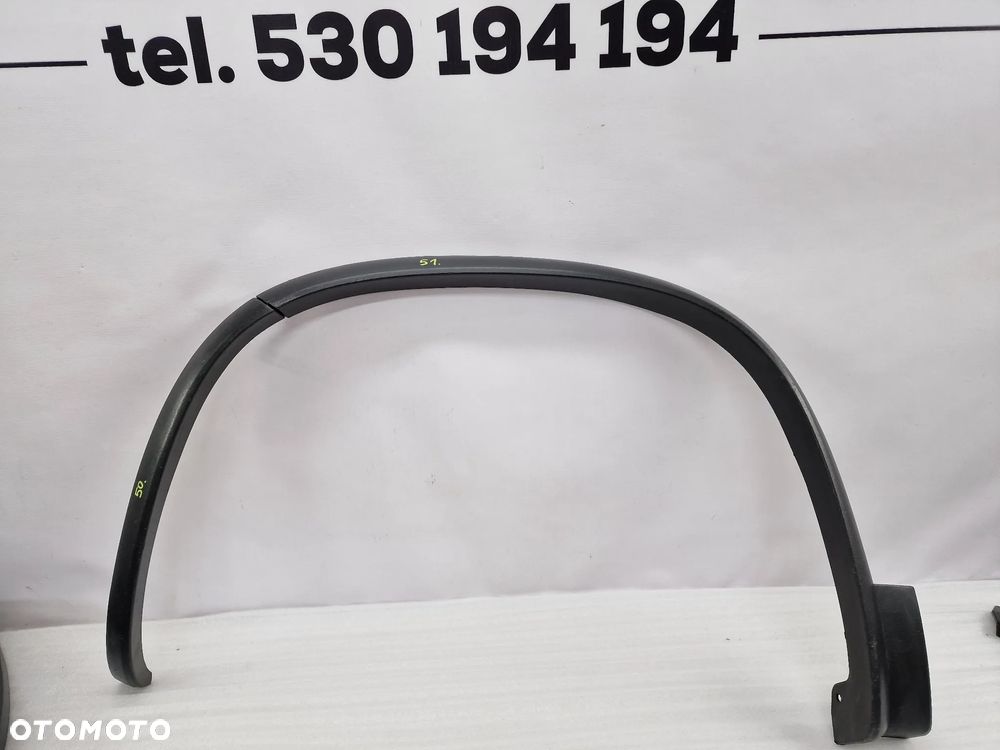 VW TIGUAN I R-LINE 5N0 08-15 KOMPLET LEWA PRZEDNIA PRZÓD LISTWA BOCZNA ZDERZAKA + LEWA PRZEDNIA PRZÓD LISTWA NA BŁOTNIK , NR 5N0854969G / 5N0853717J , NR AUKCJI NLB50 / NLB51 - 1