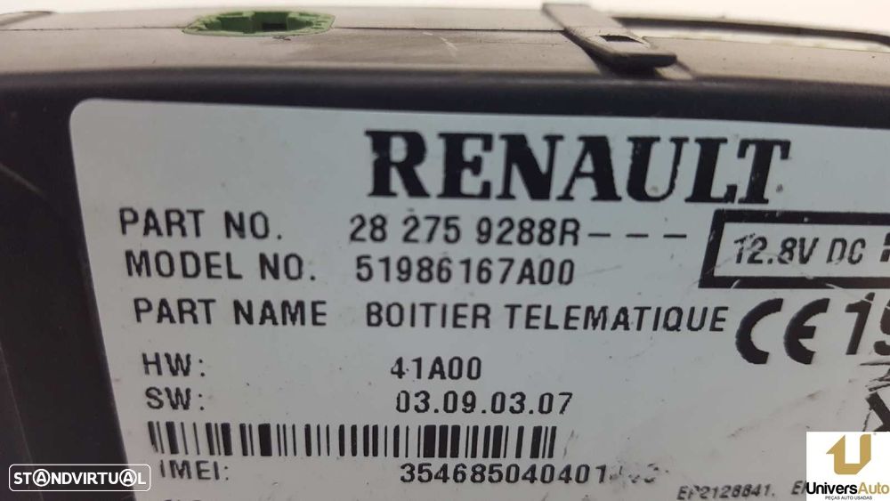 MÓDULO ELETRÓNICO RENAULT KANGOO PROFESIONAL - 2