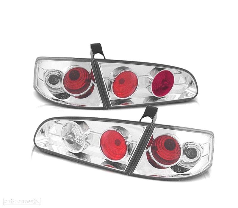 FAROLINS TRASEIROS SEAT IBIZA 6L 02-08 CROMADO - 1