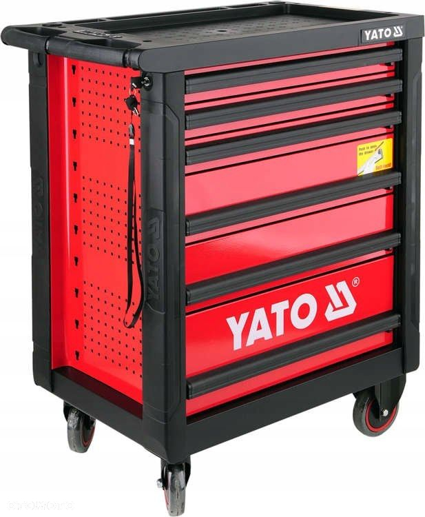 YATO SZAFKA SERWISOWA NARZĘDZIOWA WÓZEK WARSZTATOWY YT-5530 177 ELEMENTÓW - 4
