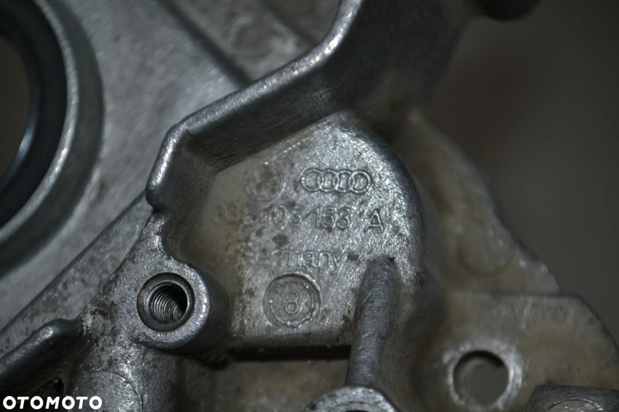 VW AUDI SEAT SKODA OSŁONA OBUDOWA ROZRZĄDU USZCZELNIACZ WAŁU 038103153A - 3