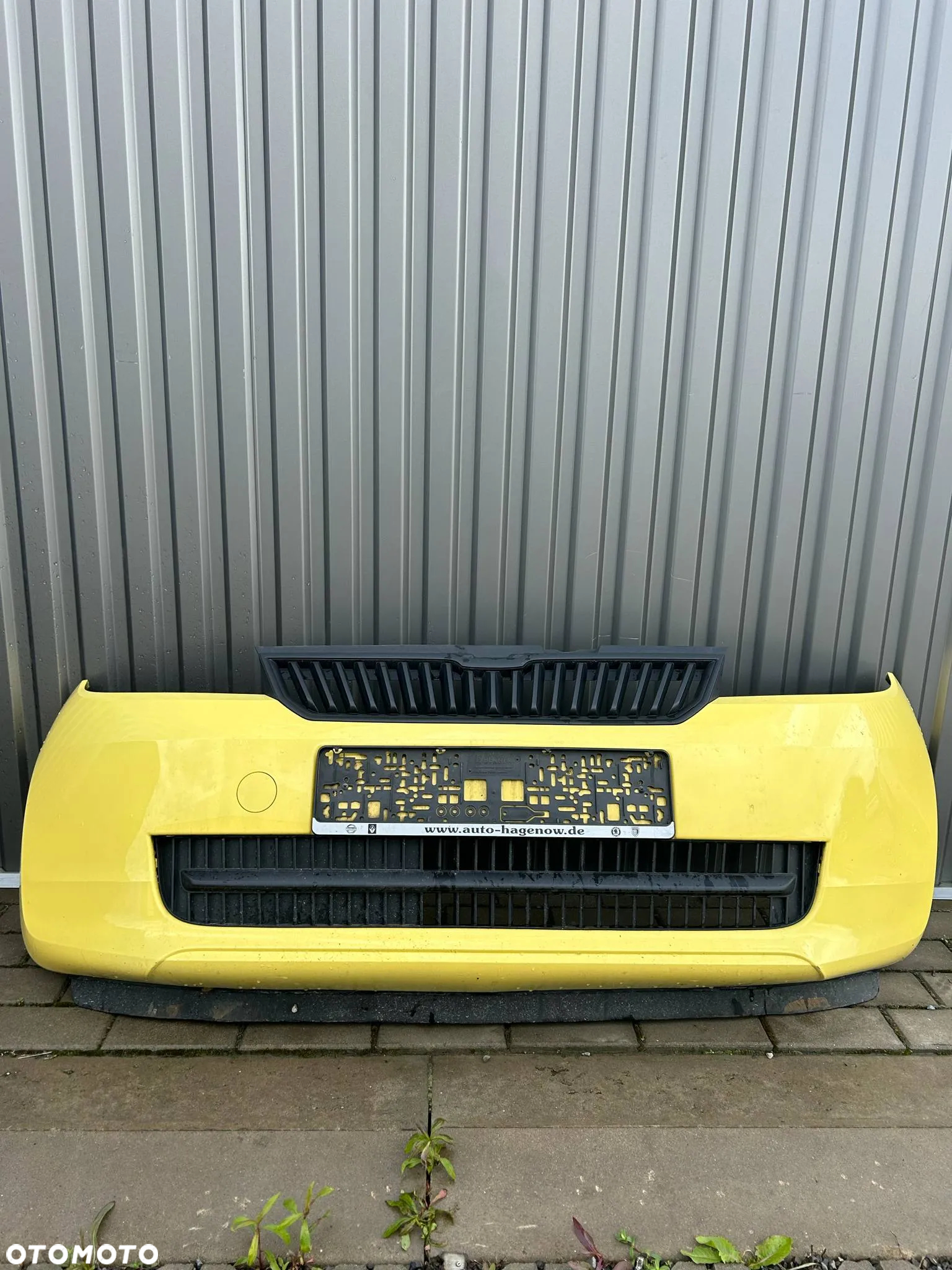 Skoda Citigo Zderzak przód, przedni kompletny grill, ładny LB1B - 6