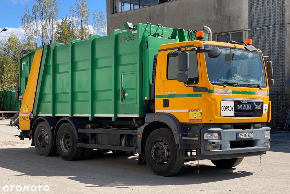 MAN TGM 26.290 śmieciarka Manual ZOELLER  21m3 EURO 5
