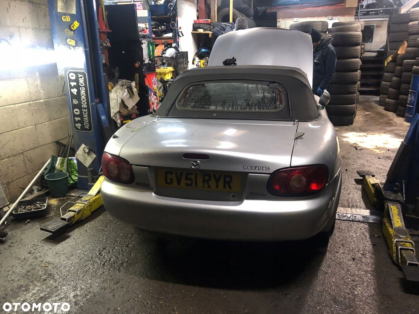 MAZDA MX5 MX-5 NB 98R- DACH SKŁADANY MIĘKKI SZYBA - 2