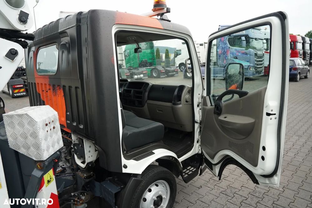 Nissan CABSTAR / ZWYŻKA 16,3 METRÓW / FRANCE ELEVATEUR /  BLIŹNIAK / UDŹWIG - 200 kg / 4 PODPORY / - 35