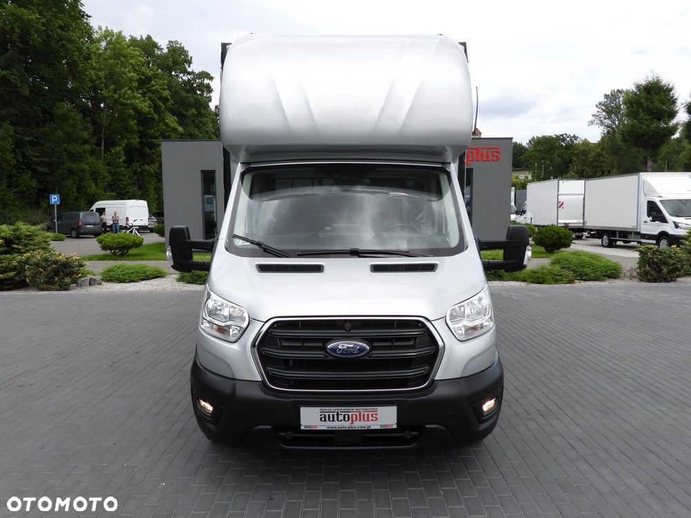 Ford TRANSIT PLANDEKA 10 PALET WEBASTO TEMPOMAT LEDY PNEUMATYKA KLIMATYZACJA  160KM - 6