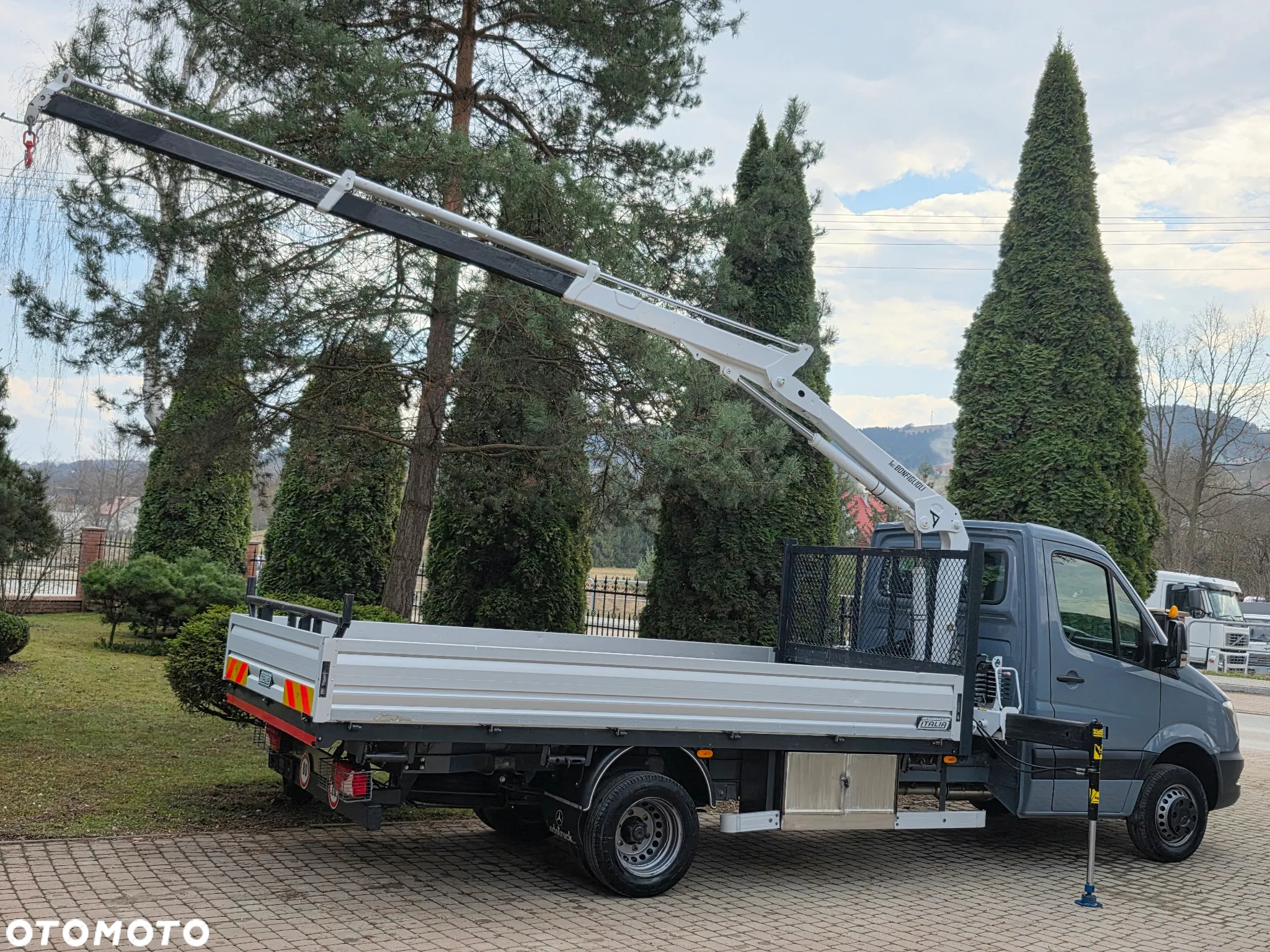 Mercedes-Benz Sprinter 519 CDI Skrzynia 4.30 M + HDS 1.8 Tony ! Klima ! 3.0 CDI  * 190 Km ! - 5