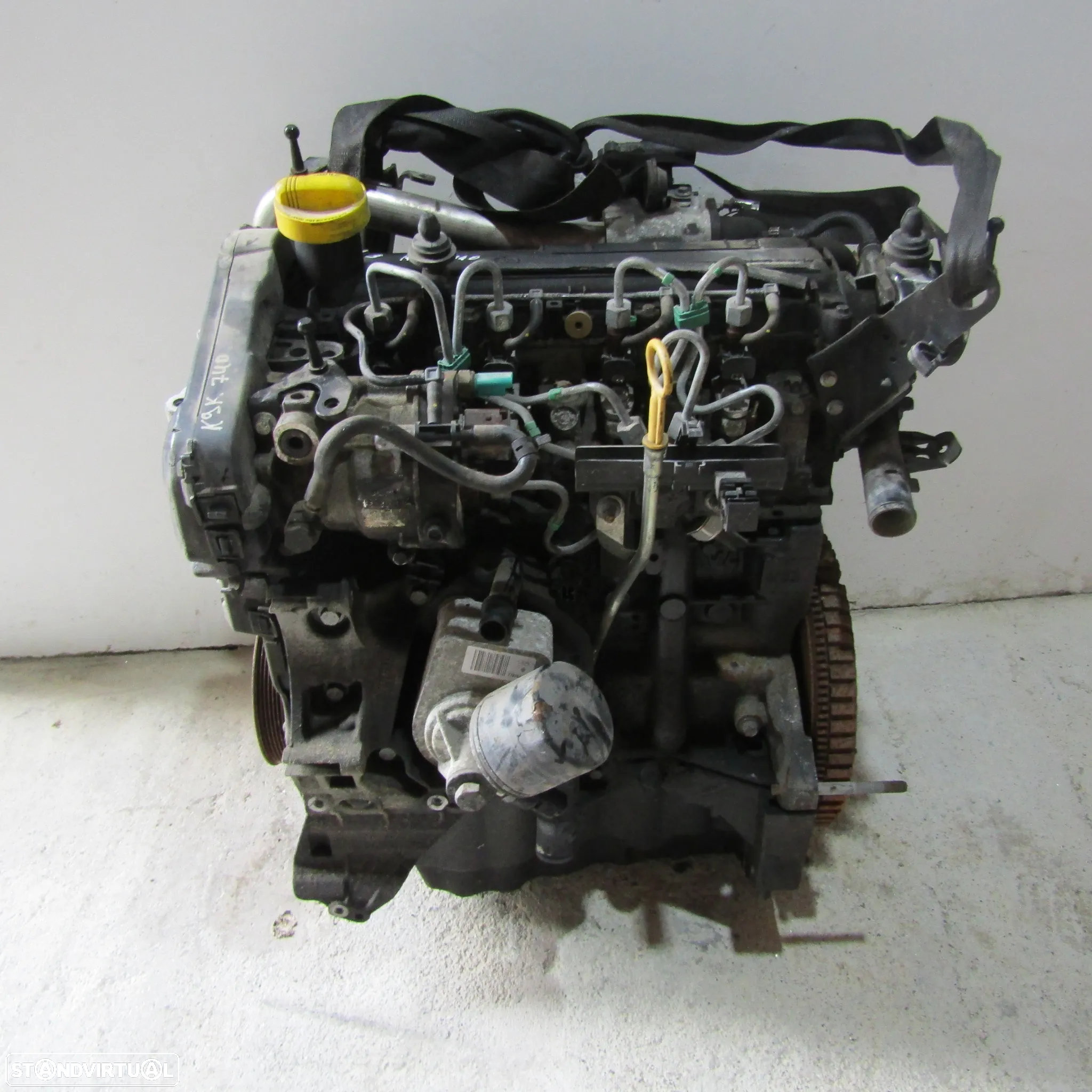 Motor Renault 1.5 Dci com referencia K9K740 - 3