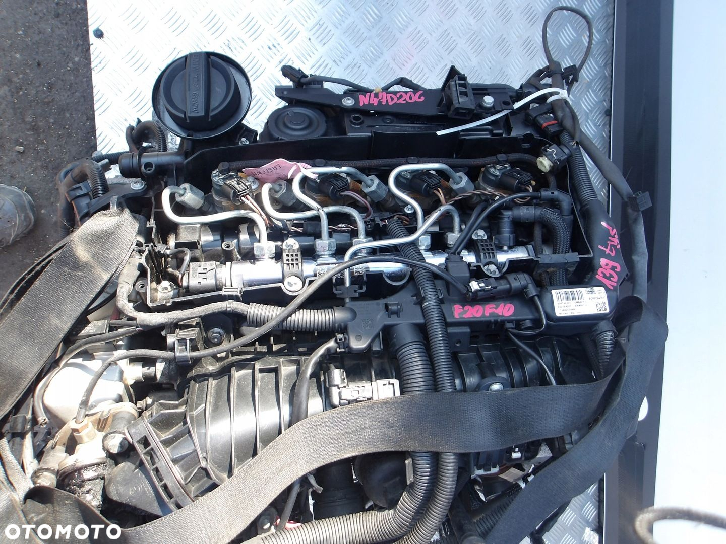 SILNIK KOMPLETNY BMW F20 118d 2.0D 143KM N47D20C 139 TYS - 2