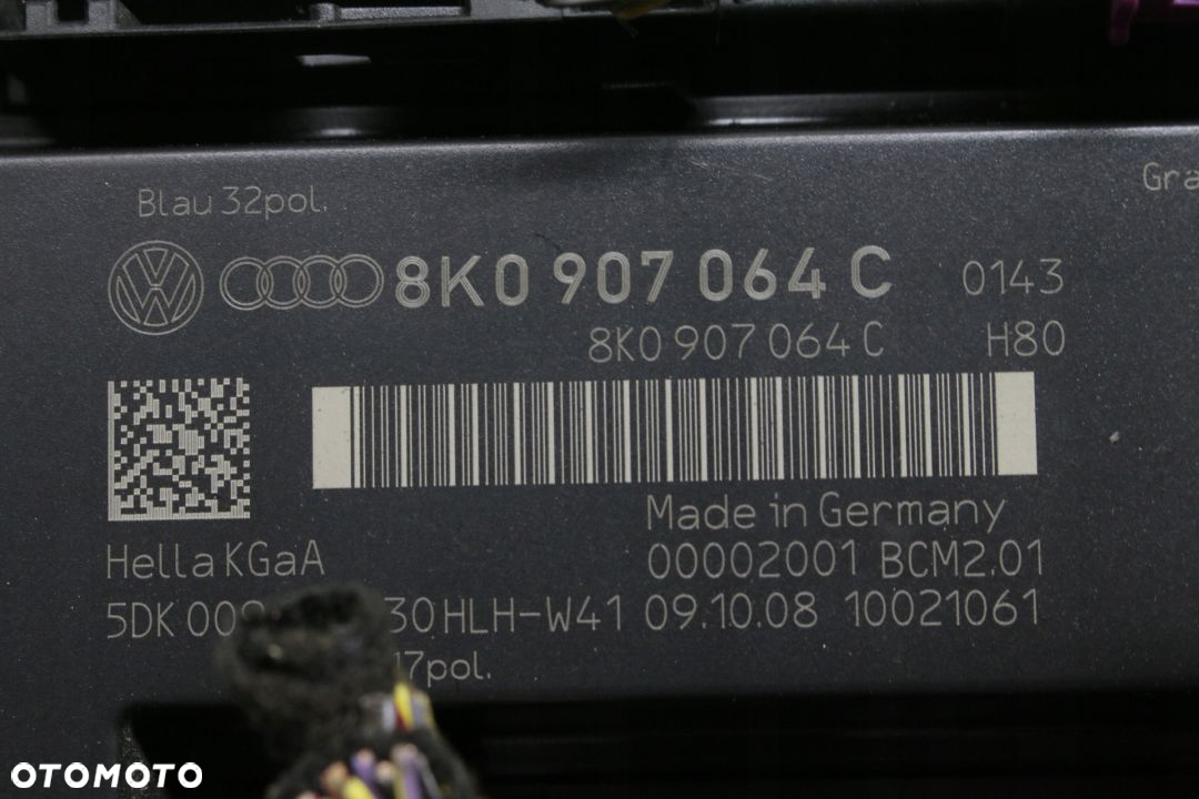 moduł komfortu Audi A4 B8 A5 8k0907064C - 3
