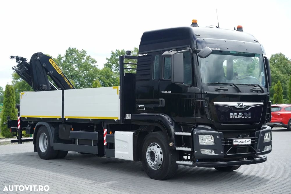 MAN TGS 18.460 / 4X2 / DROPSIDE / PALFINGER PK 230001 / MAX. LOAD CAPACITY: 5,950 KG / NAVI / ROTATOR / PARKING AIR CONDITIONING / MANUAL / EURO 6 - 16