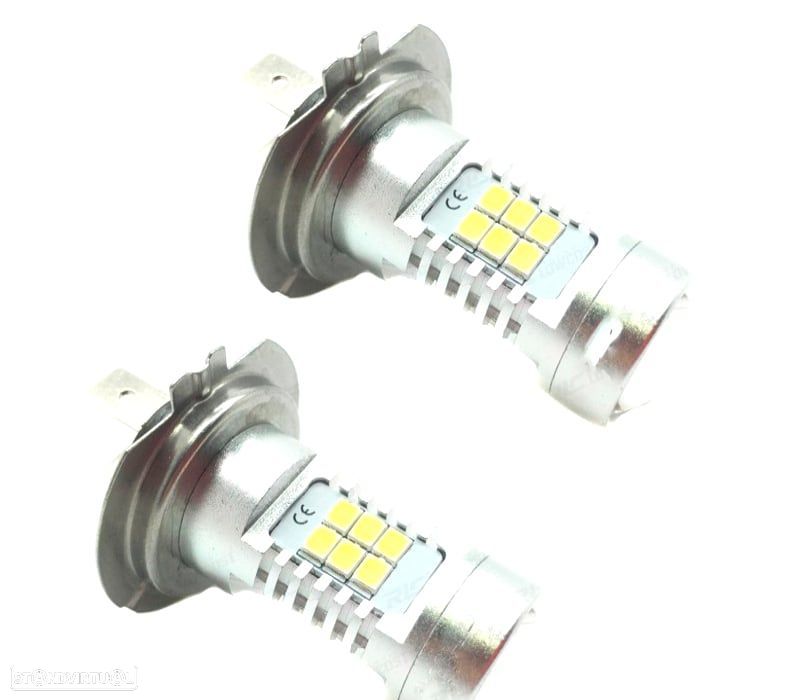 KIT DE LUZES DE NEVOEIRO LED H7 60 WATTS CANBUS - 1