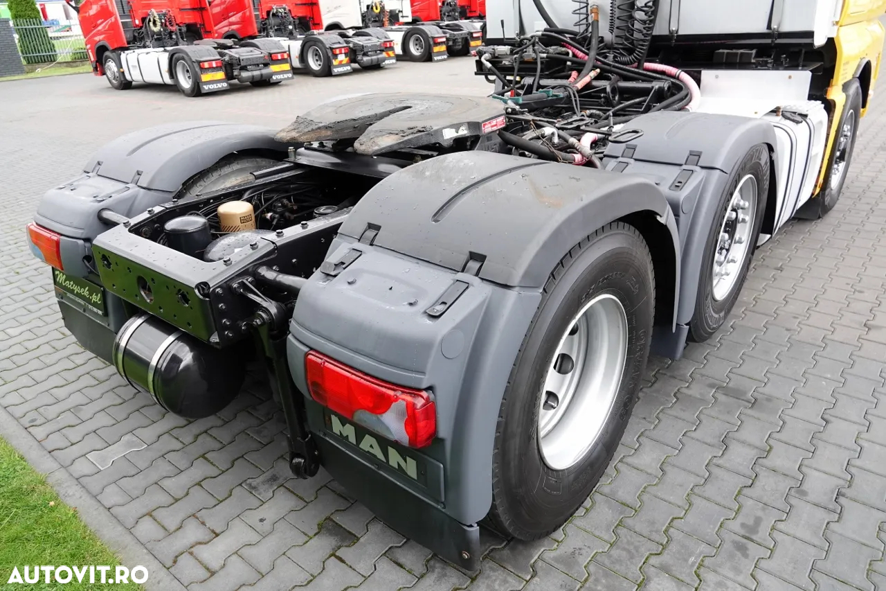 MAN TGX 26.540 / 6x2 / 6X4 / PUSHER / HIDRAULIC / I-PARK COOL / AXIE DE RIDICARE ȘI DIRECȚIE / MANUAL / semiremorcă cu 3 axe- - 14