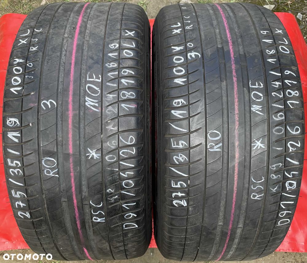 2szt. opony letnie 275/35R19 100Y Michelin Primacy {RSC} {*} {MOE} - 1