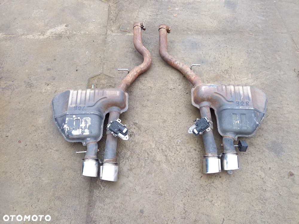 Jaguar F-Pace X761 SVR Sport tłumik układ wydechowy wydech końcówka tłumika Lewy Lewa prawy prawa