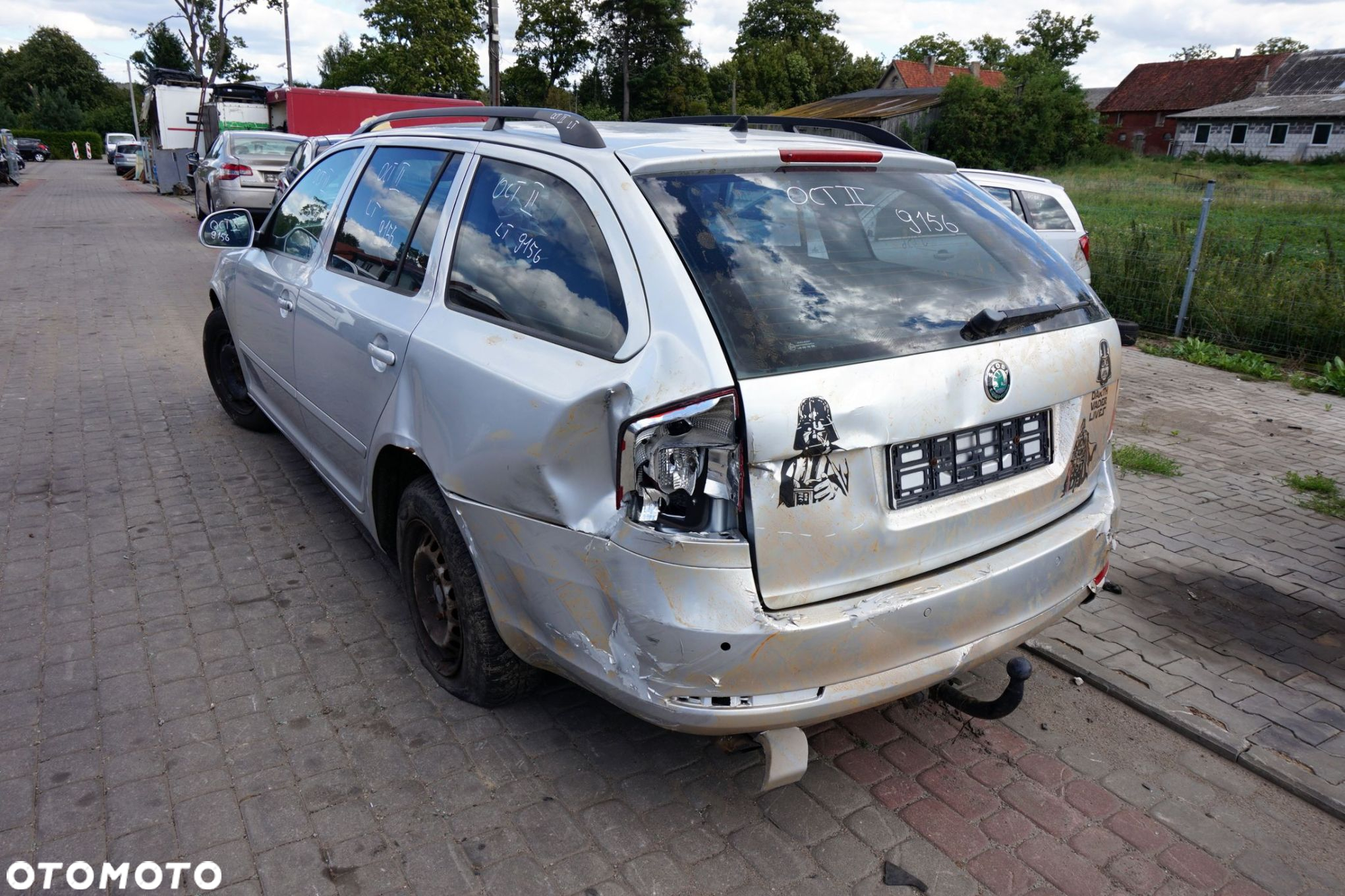 SKODA OCTAVIA II LIFT KOMBI 2012 9156 2.0 TDI CFHC 140KM NFP SREBRNY na części - 3