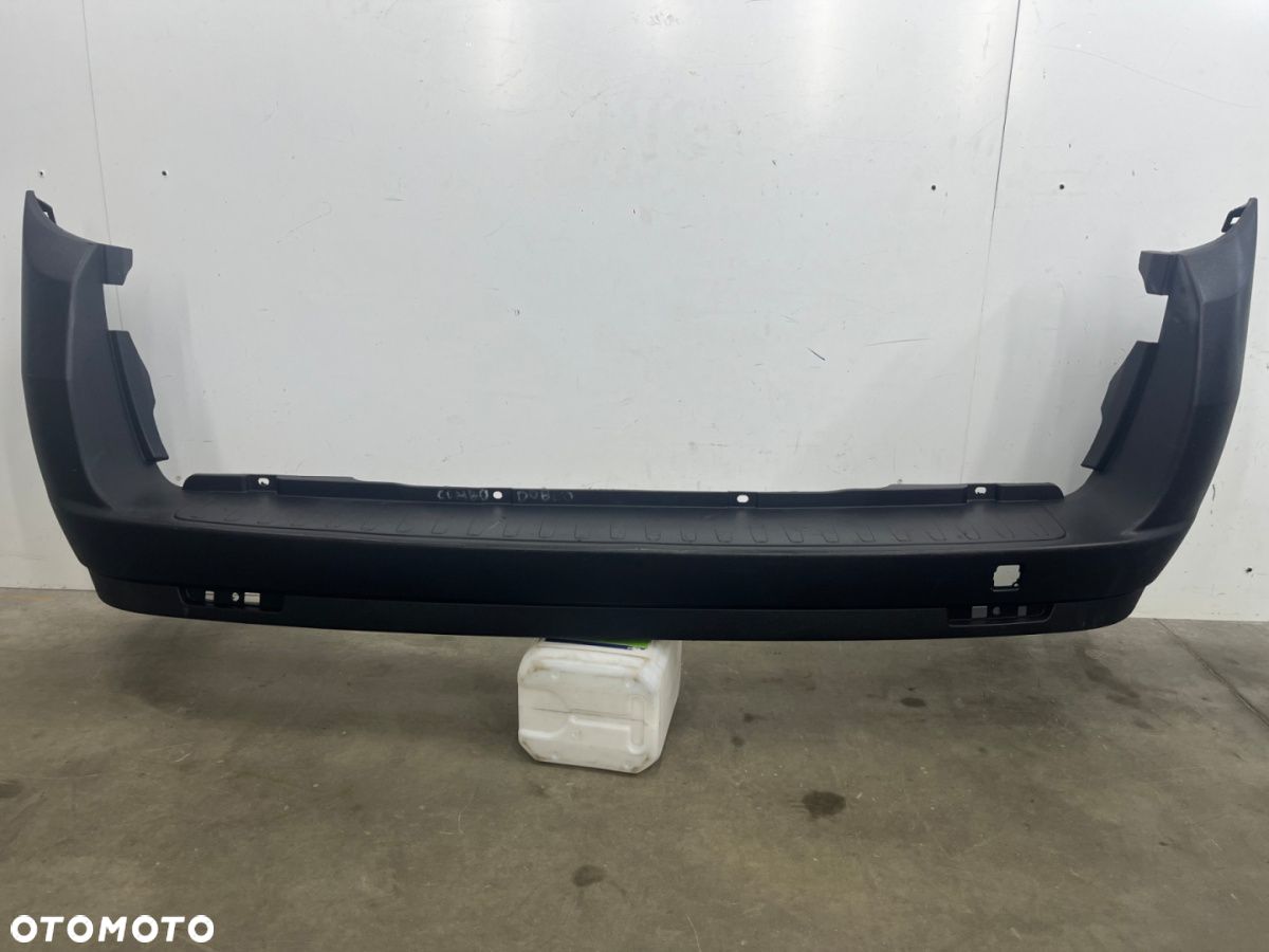Zderzak tylny Fiat Doblo 2 II Opel Combo D FSE M 10-22r. drzwi otwierane 735473499 - 1