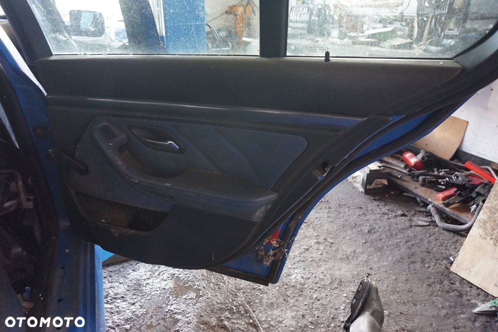 DRZWI TYLNE PRAWE 5 E39 SEDAN 490  NIEBIESKI SANTORINI BMW 1995-2000 - 10
