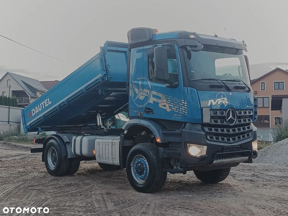Mercedes-Benz Arocs 1843 4x4 E6 Dautel Kipper Retarder Resor Blokady