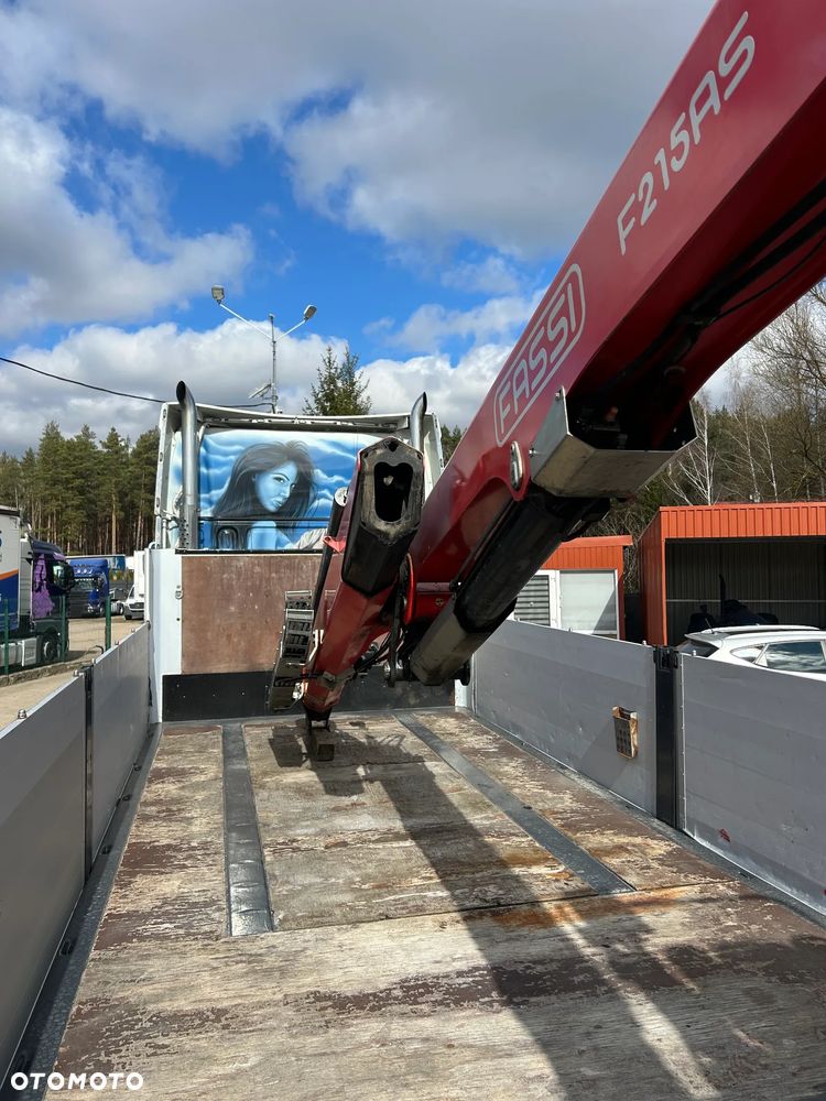 Wielton BURTOWA + HDS DŹWIG FASSI F215AS / BURTA 80 CM WYSOKIE / OŚ PODNOSZONA / OSIE SAF / PODPORY HYDRAULICZNE / IDEALNA DO BUDOWLANKI !! - 12