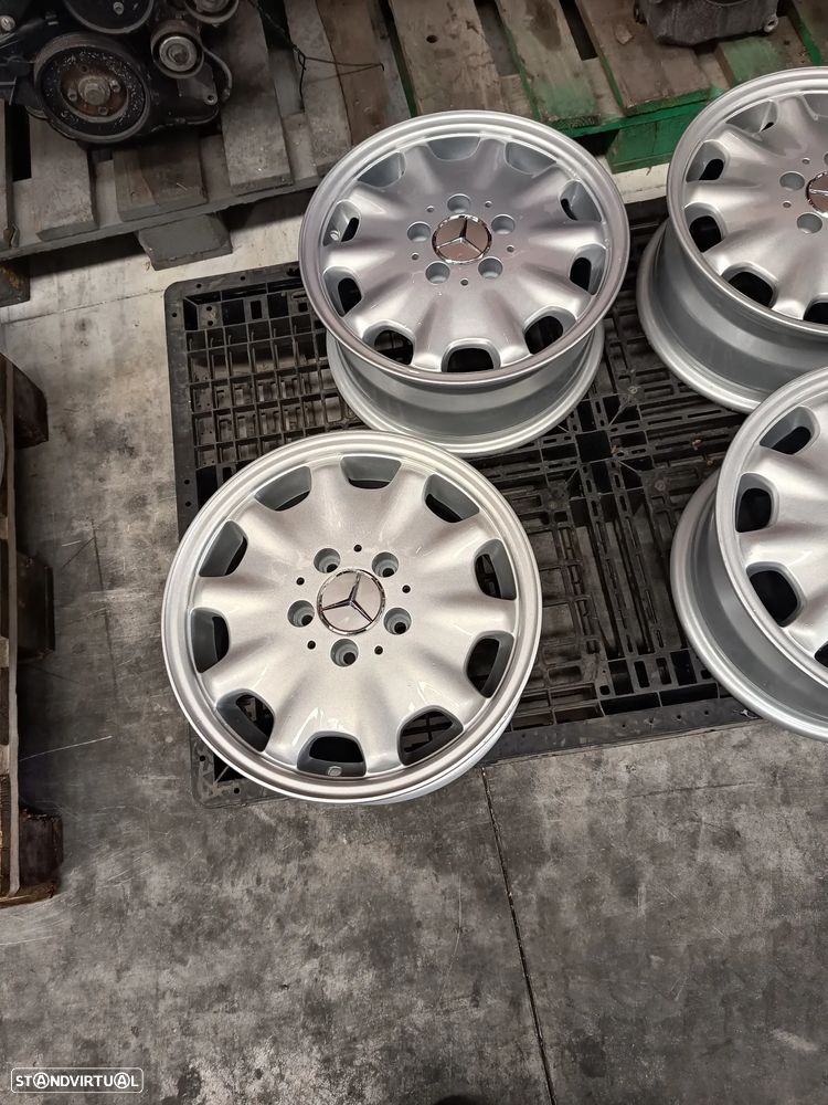 Conjunto Jantes 15 Originais Mercedes-Benz  Ref: 2104010102 - 3