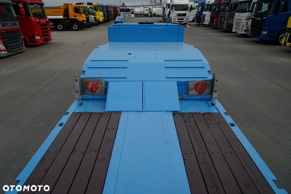 Inny KOMODO / KMD4 / NACZEPA LAWETA / NISKOPODWOZIE / OSIE SKRĘTNE / OŚ PODNOSZONA / NAJAZDY HYDRAULICZNE / - 19