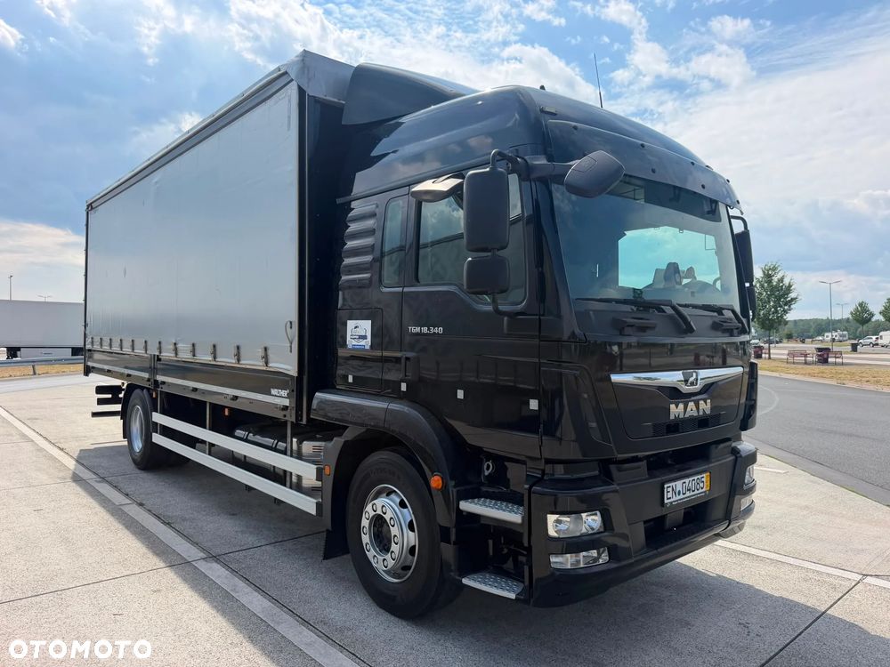 MAN TGM 18.340 / FIRANKA / NISKI PRZEBIEG  / 18EURO PALET / SPROWADZONY /  10 TON ŁADOWNOŚĆ  / E6 / LIFT / AUTOMAT / WINDA / - 2