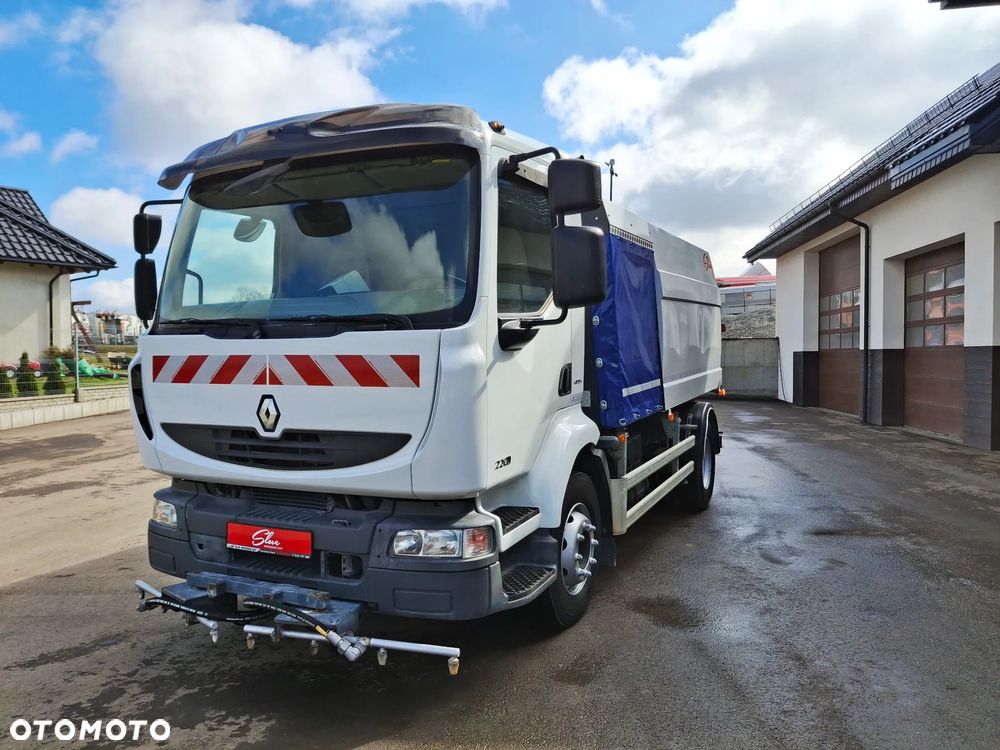 Renault Midlum 220 Polewaczka Myjka Karcher Mycie Ulic Myjka Drogowa Podlewanie Mycie Ciśnieniowe Cysterna 2011r Zarejestrowana - 5