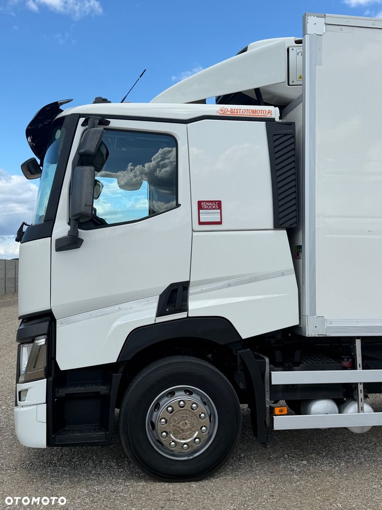 Renault T380 / CHŁODNIA / DRZWI-WINDA / 18 EUROPALET / AUTOMAT / SYPIALKA / CARRIER / 410 TYŚ KM / SPROWADZONA - 12