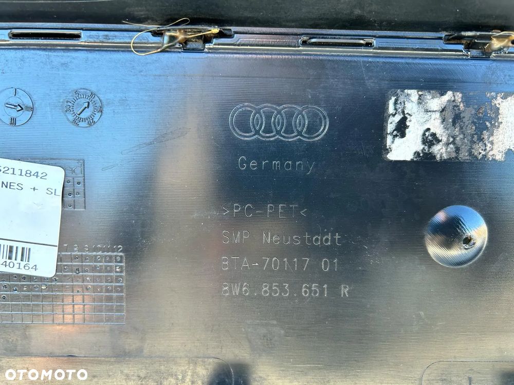 AUDI A5 8W6853651 GRILL ATRAPA ZDERZAK - 2