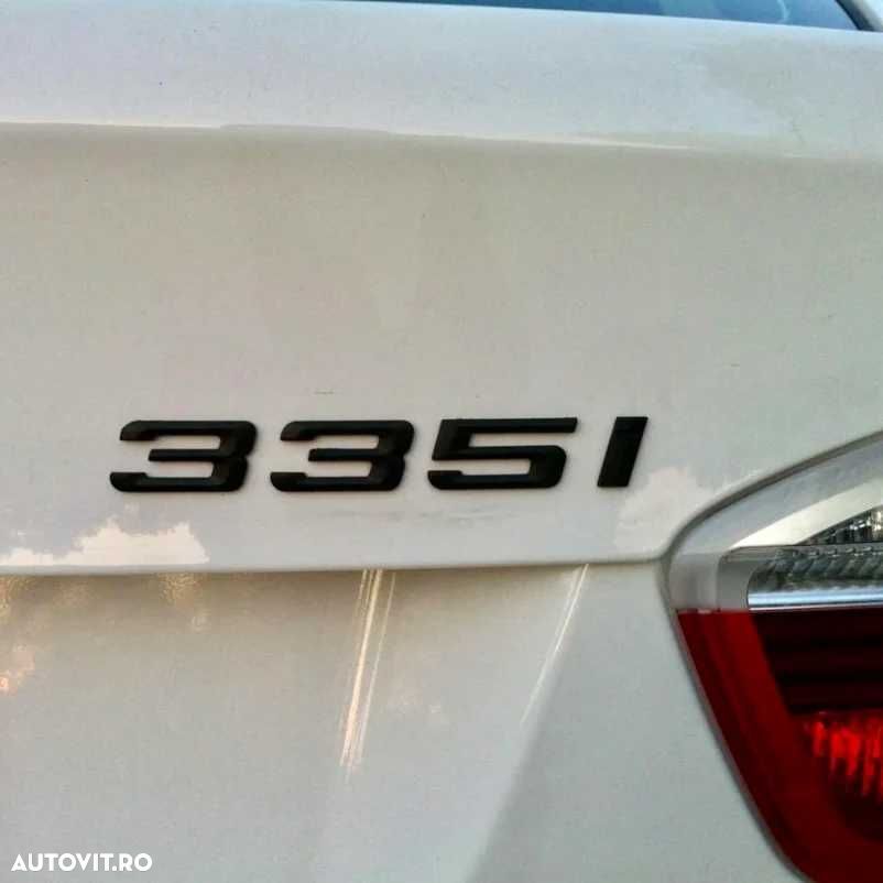 Emblema Sigla LOGO Cifre BMW Portbagaj 320 330 335 340 420 430, Negru - 12