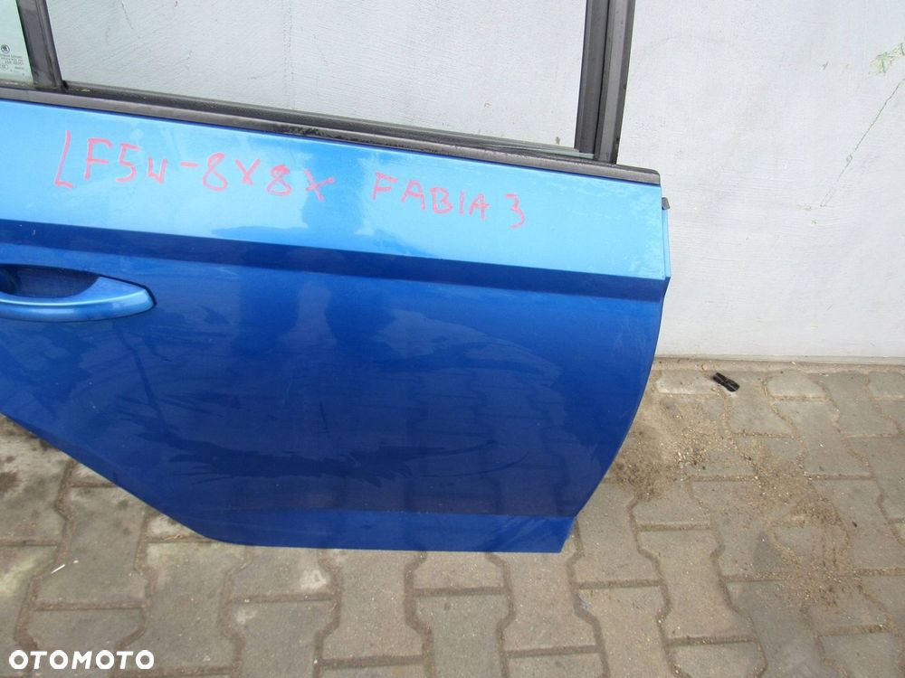 Skoda Fabia III LIFT HB TYŁ PRAWE DRZWI LF5W - 3