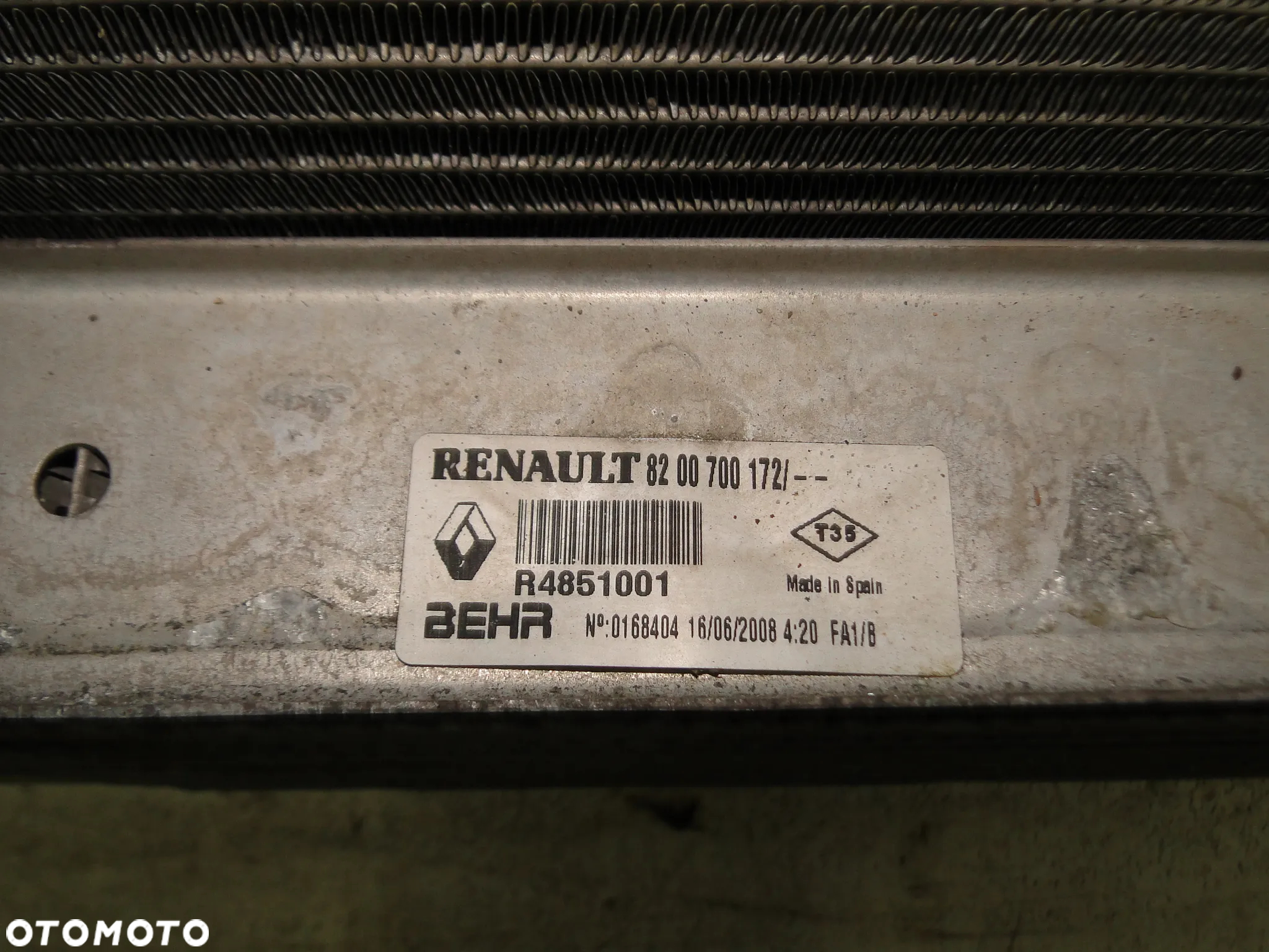 RENAULT SCENIC II 2 CHŁODNICA WODY KLIMATYZACJI INTERCOOLER WENTYLATOR KOMPLET 1.5DCI EUROPA - 6