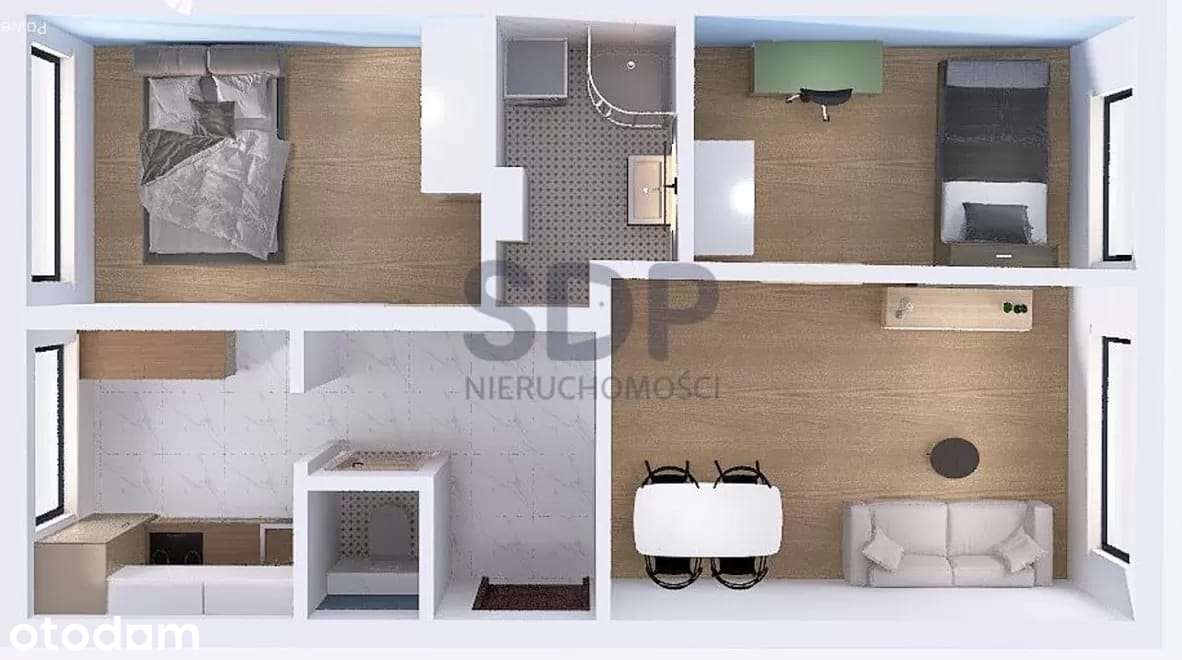 3 pokoje po generalnym remoncie | 48 m² | Braniborska | blisko Rynku