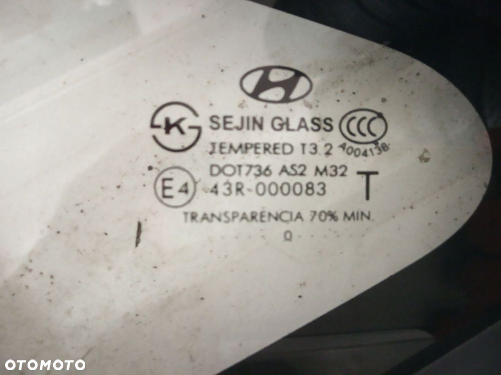 HYUNDAI IX35 SZYBA KAROSERYJNA LEWA PRAWA TYŁ 10 - 2