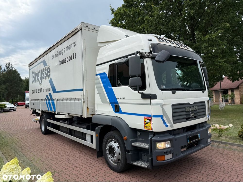 MAN TGM 18.280* EU 5* Burto-Firanka* BDF* Winda* Poduchy P+T* z Francji - 2
