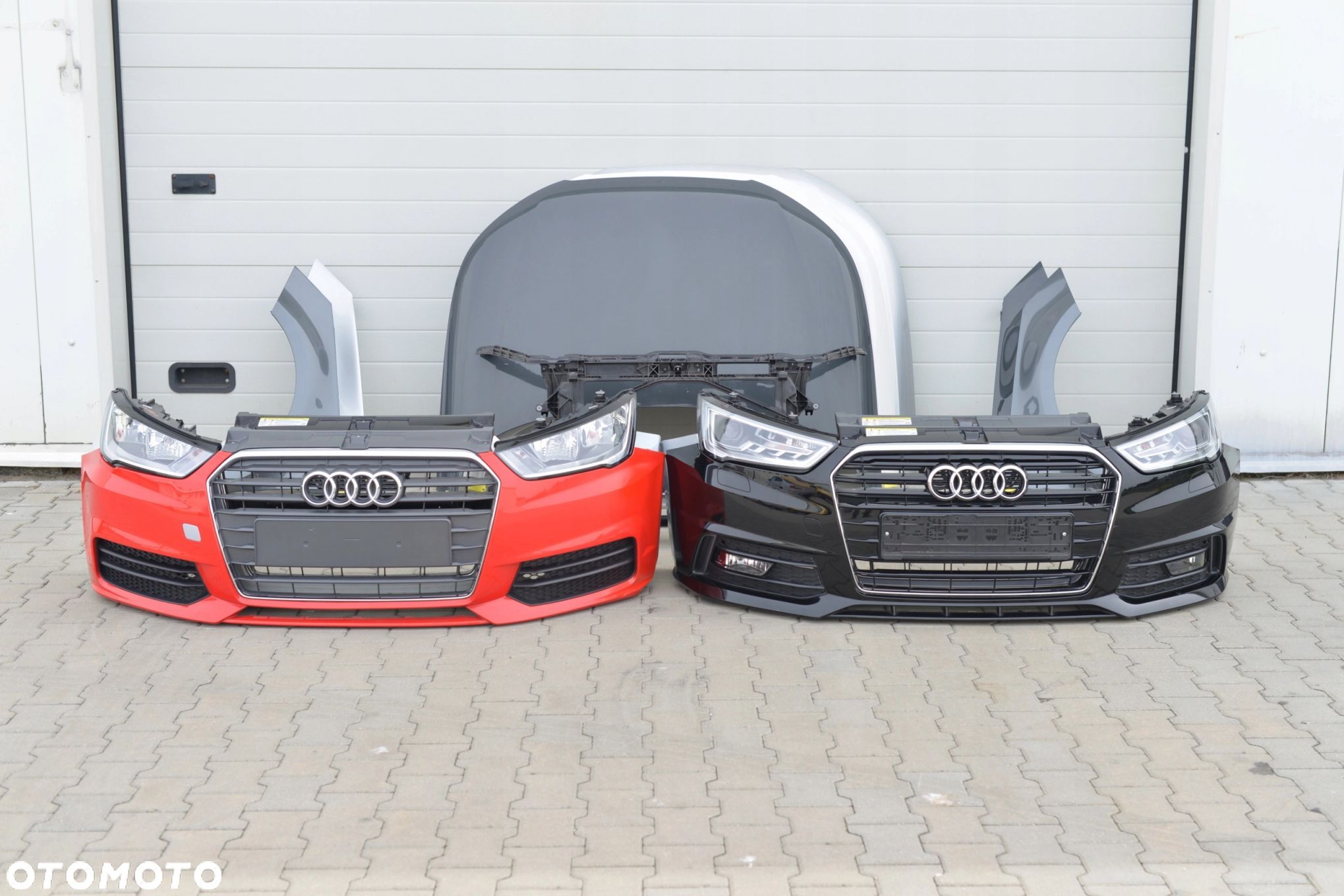 MASKA ZDERZAK GRILL BŁOTNIK LAMPA H7 XENON FULL LED PAS BELKA AUDI A1 8X0 - 1
