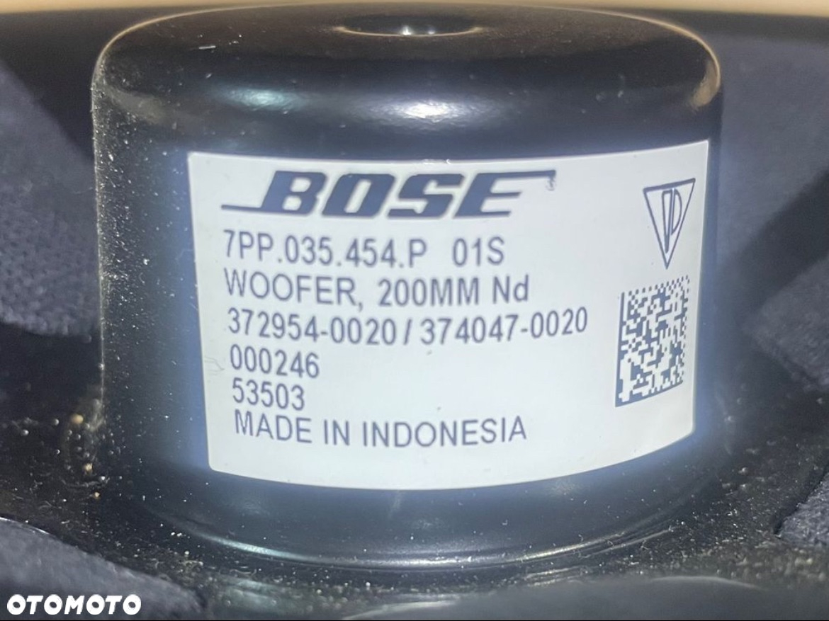 7PP035454 głośnik bose woofer 200mm Porsche - 3