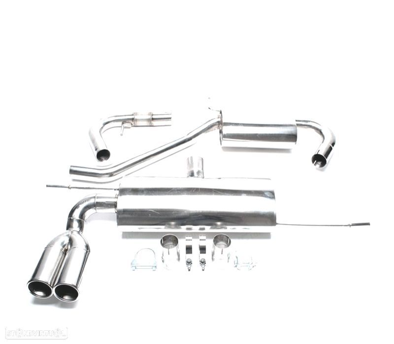 LINHA DE ESCAPE EM INOX VOLKSWAGEN VW GOLF V PARA AUDI A3 8P - 1
