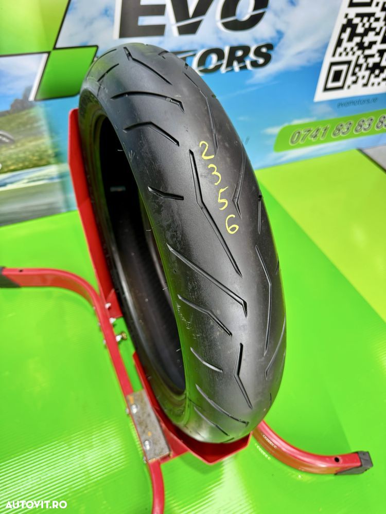 120 70 17 Anvelopa Moto 2020 Pirelli Rosso2 Cauciuc Fata C2356 - 1