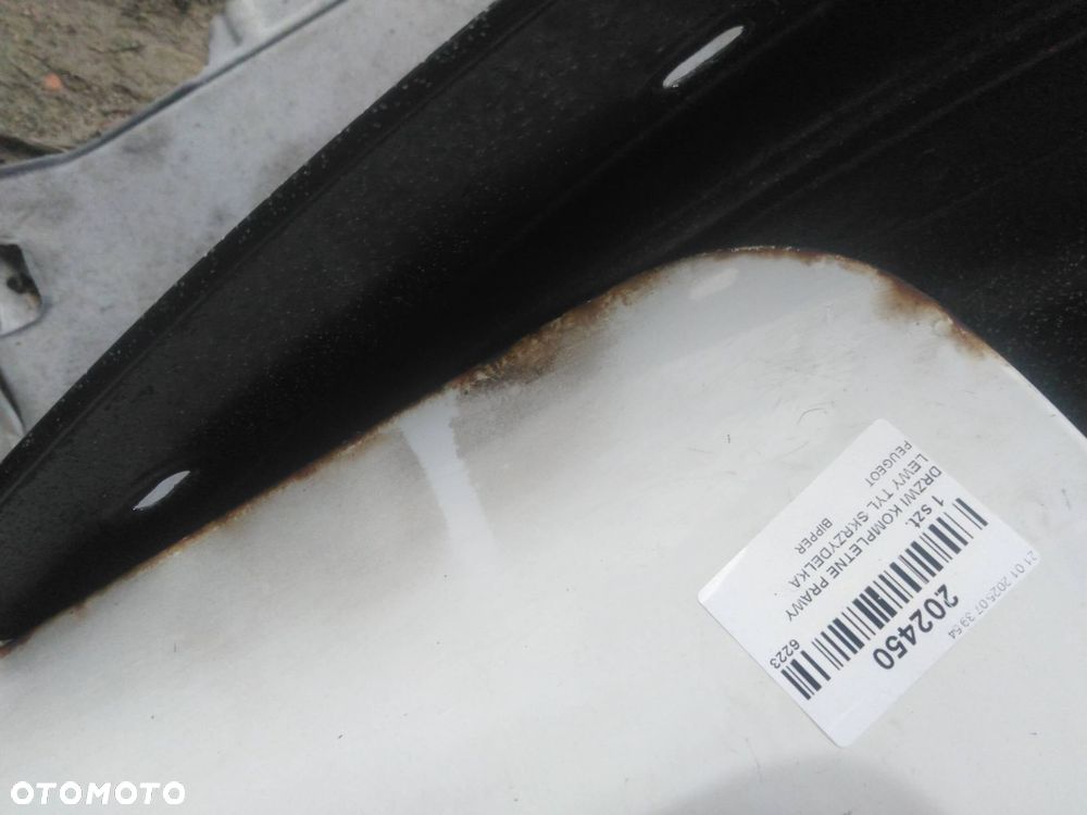 DRZWI KOMPLETNE PRAWY LEWY TYŁ SKRZYDEŁKA PEUGEOT BIPPER I EWP EWPA - 9