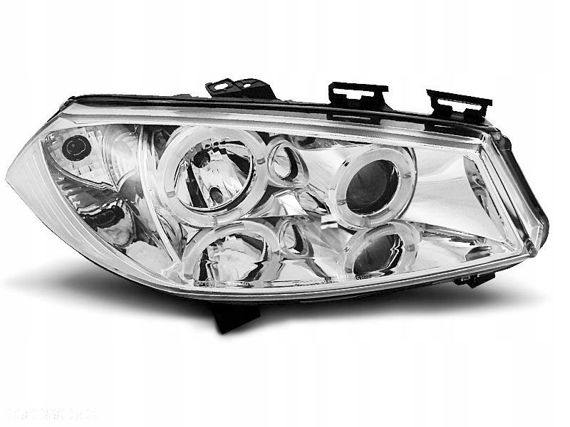 Lampy Reflektory Renault Megane Ii 02-05 Ringi Chrome - 1