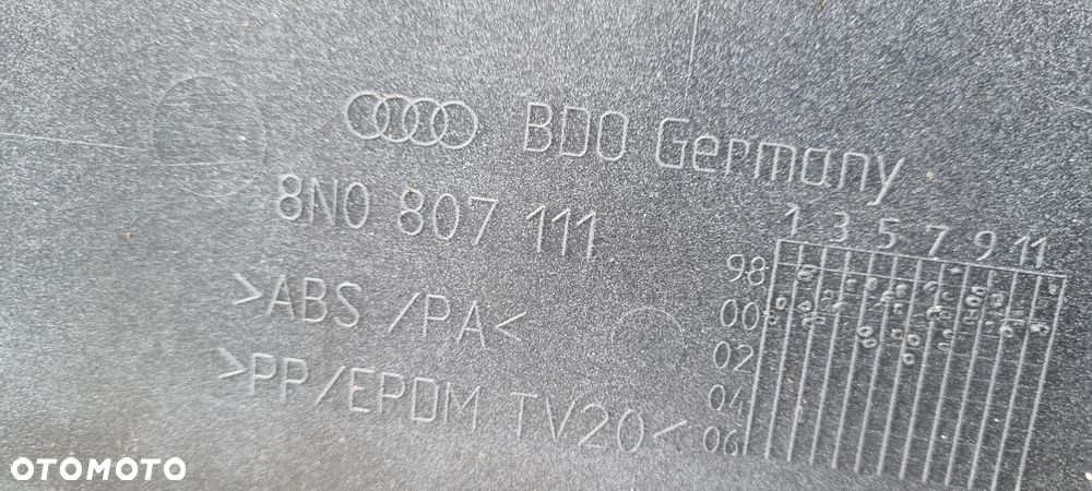 Audi TT 8N0 98-06 zderzak przód oryginał ME019 - 17