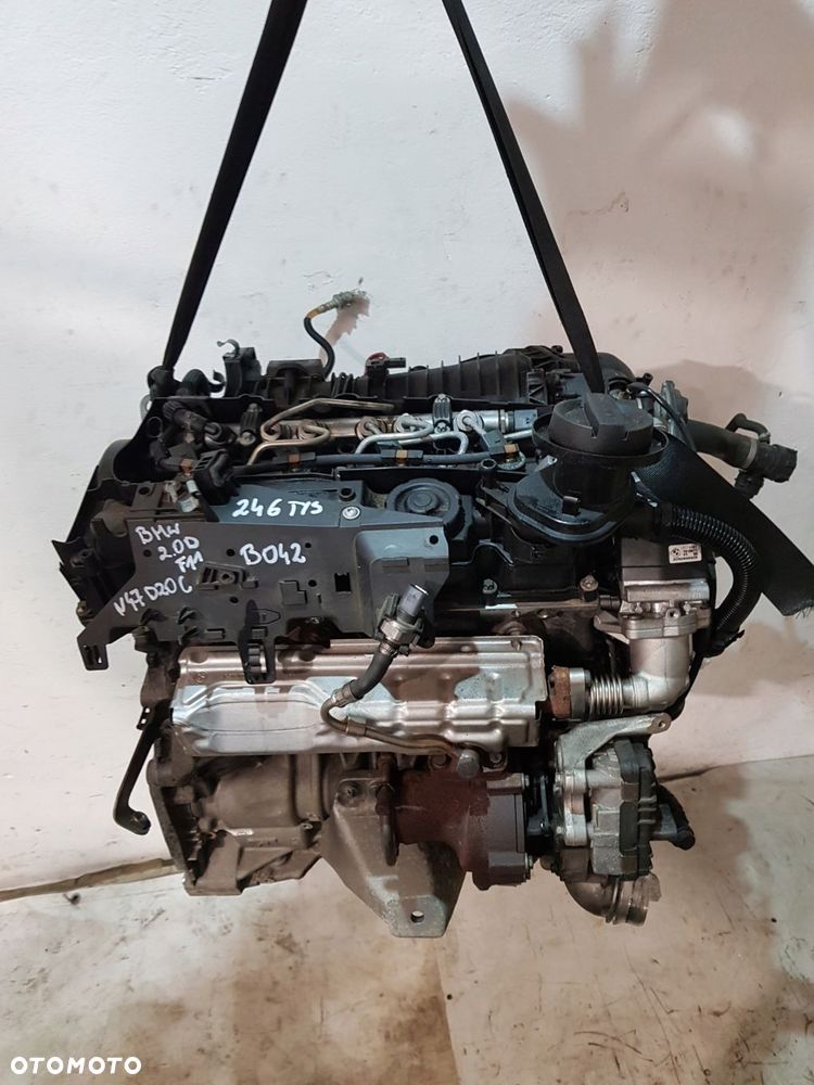 bmw e90 f10 f20 f30 silnik kompletny 2.0d n47d20c 184km 246tys km - 1