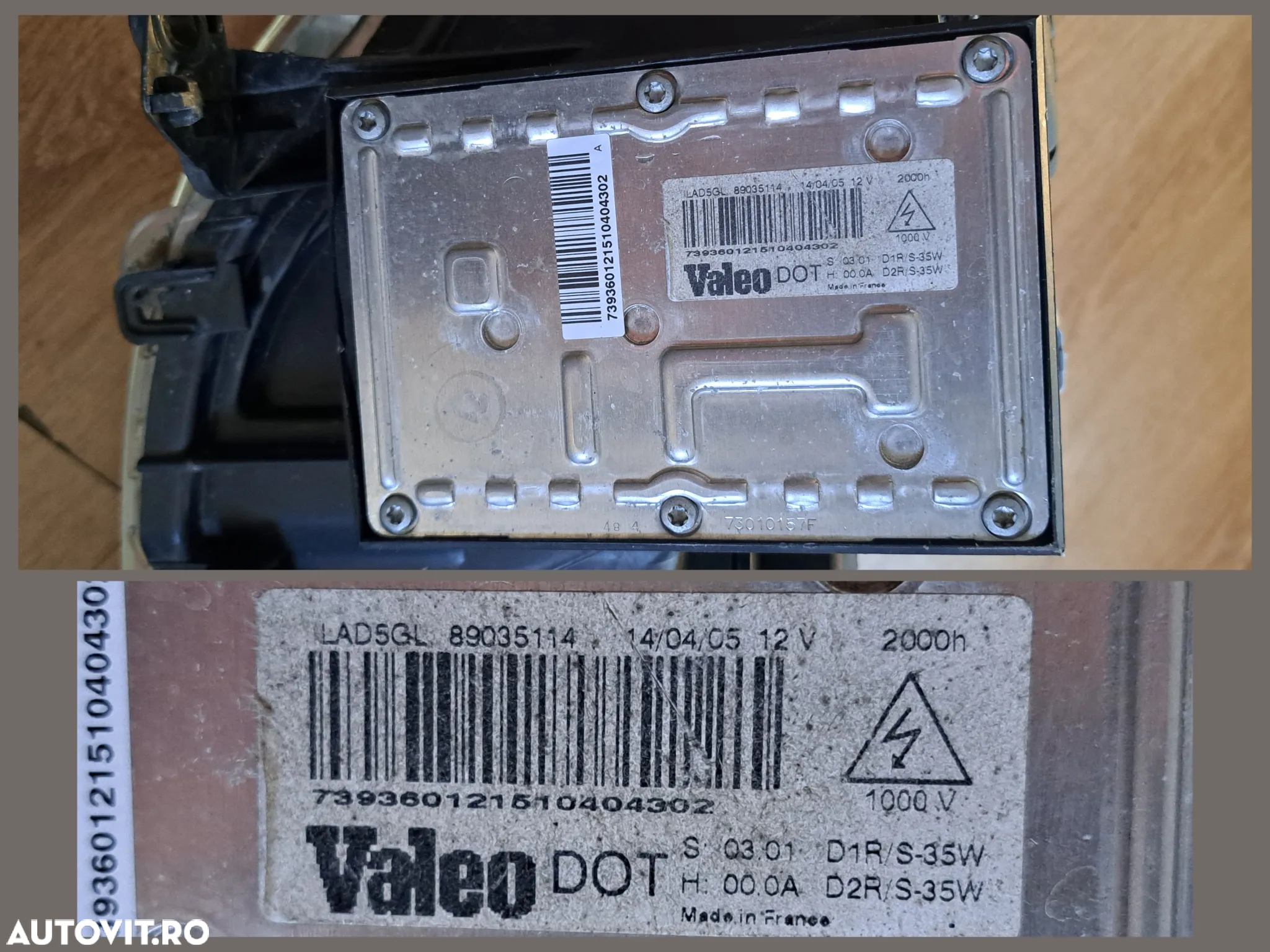 Fax stanga Xenon Peugeot 607 Facelift ( cu o ureche rupta ), Modul droser balast far xenon Peugeot Citroen Volvo Audi - 6