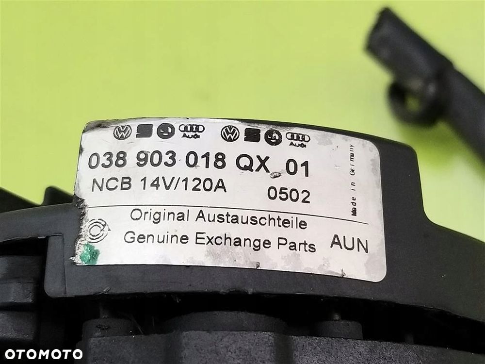 Alternator AUDI SEAT SKODA VW Polo IV 9N 1.9 TDI 2 PINY 038903018QX BR-14MO - 2