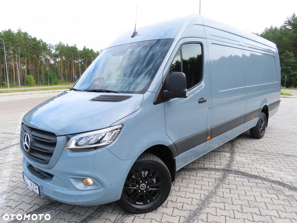 Mercedes-Benz Sprinter 319 CDI 190 KM 9G-Tronic Automat Furgon Blaszak Ekstra Długi LONG MAXI + 4800 mm Wysoki Dach WZMACNIANY Rozstaw Osi 4325 mm FULL Opcja Wyposażenia Stan Auta Nowy Jak Z Salonu OKAZJA DOSTEPNY I GOTOWY - 8