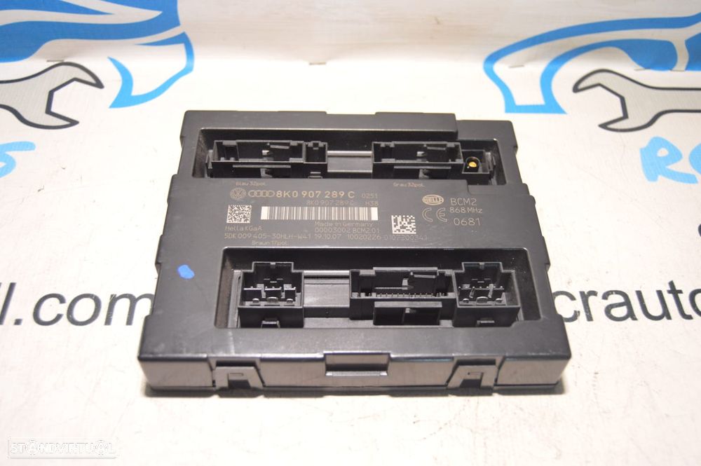 CENTRALINA ECU SISTEMA MODULO UNIDADE COMFORT AUDI 8K0907289C 8K0907289 AUDI A5 8T3 8TA 3.0 TDI QUATTRO V6 245CV CDU CDUD A4 B8 4K - 2