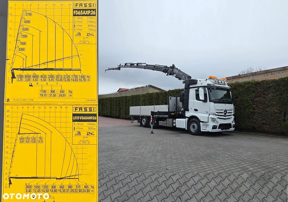 Mercedes-Benz ACTROS 2542 6x2 FASSI F365 + JIB - 13